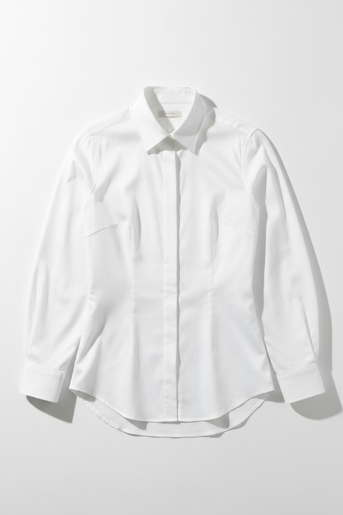 Classic White Button-Down Shirt