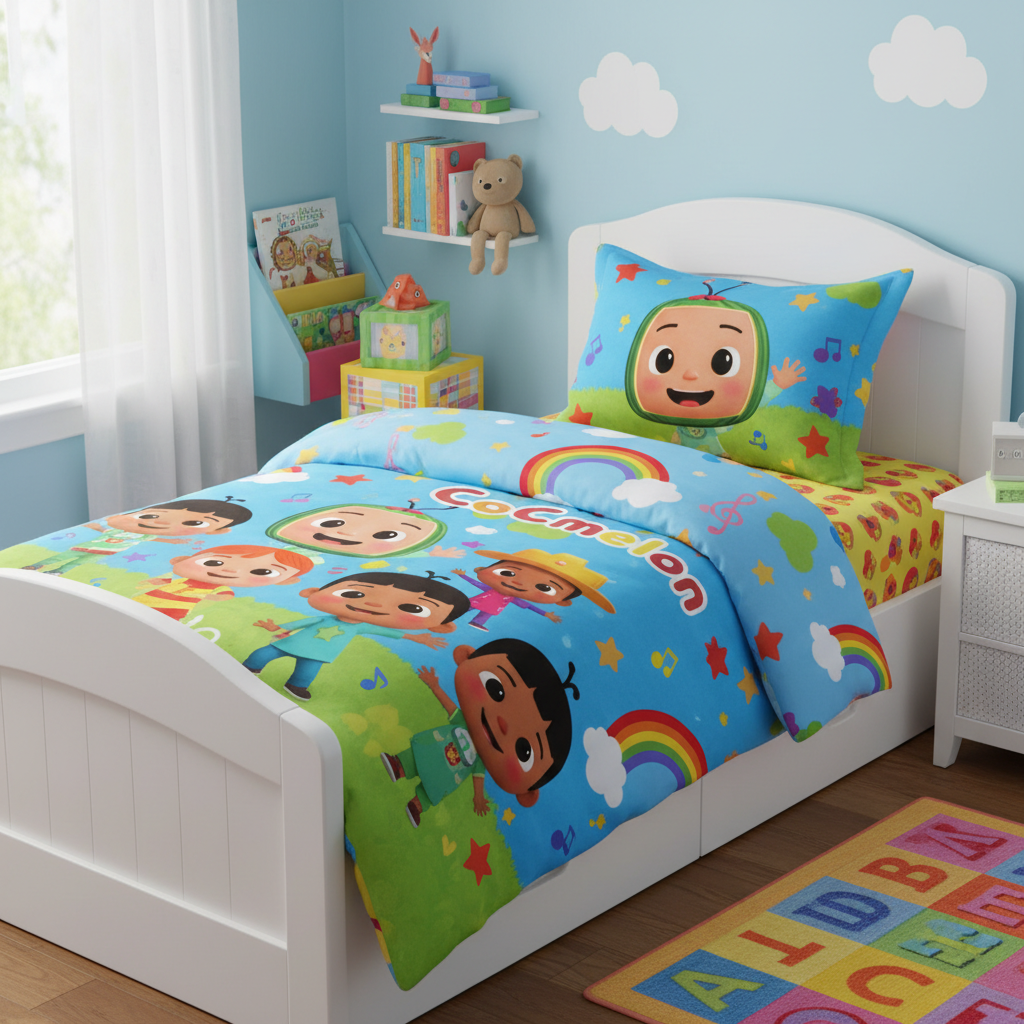 Kids CoComelon Bedding Set