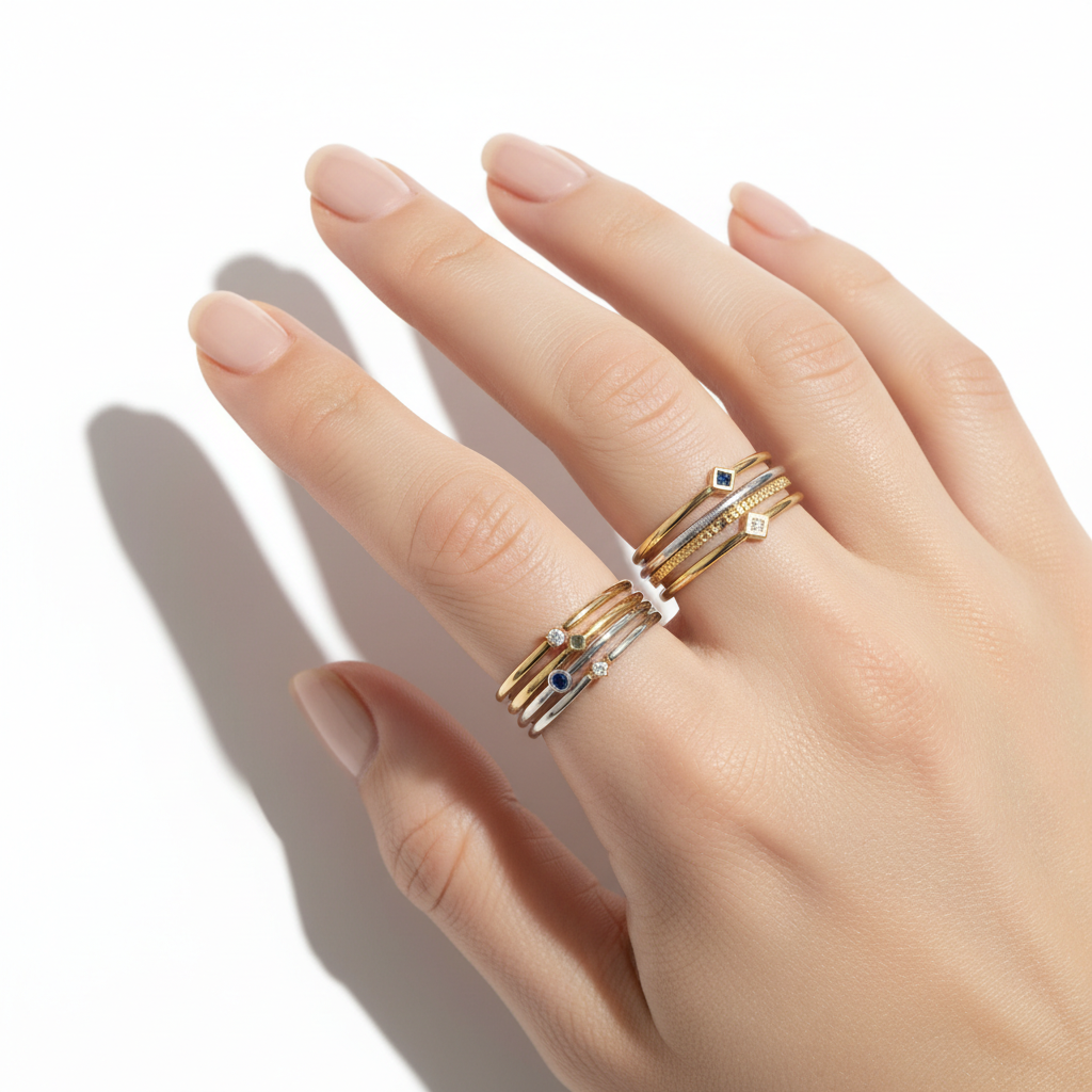 Delicate Stackable Rings