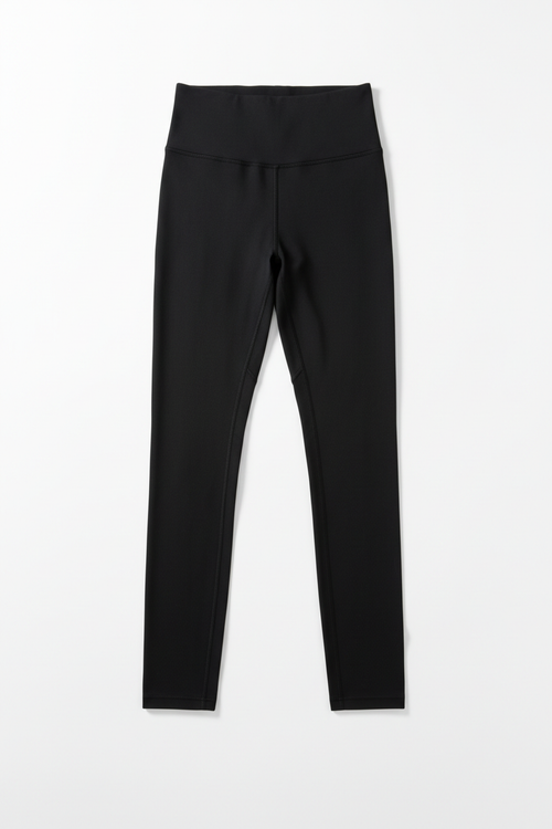 High-Waist Yoga Pants - Black