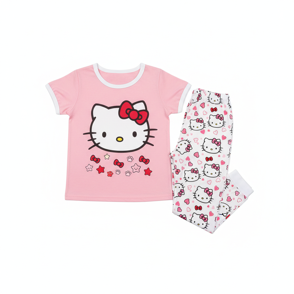 Kids Hello Kitty Pajama Set