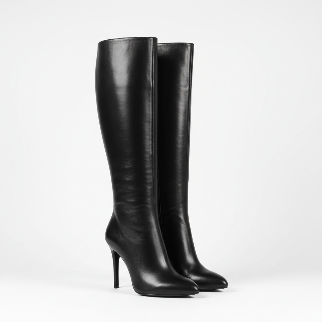 Knee-High Heeled Boots