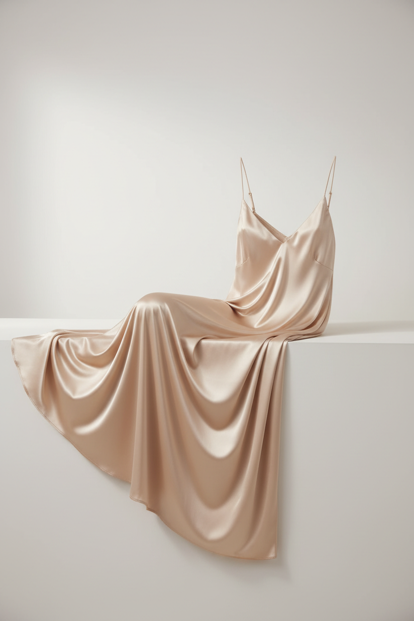 Women's Silky Satin Nightgown